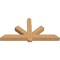 Ekena Millwork Kennewick Timber Gable Bracket, Western Red Cedar, 72"W x 36"H x 5 1/2"D x 5 1/2"F, 12/12 Pitch GBW072X36X0606KEN00SWR - alternate 2
